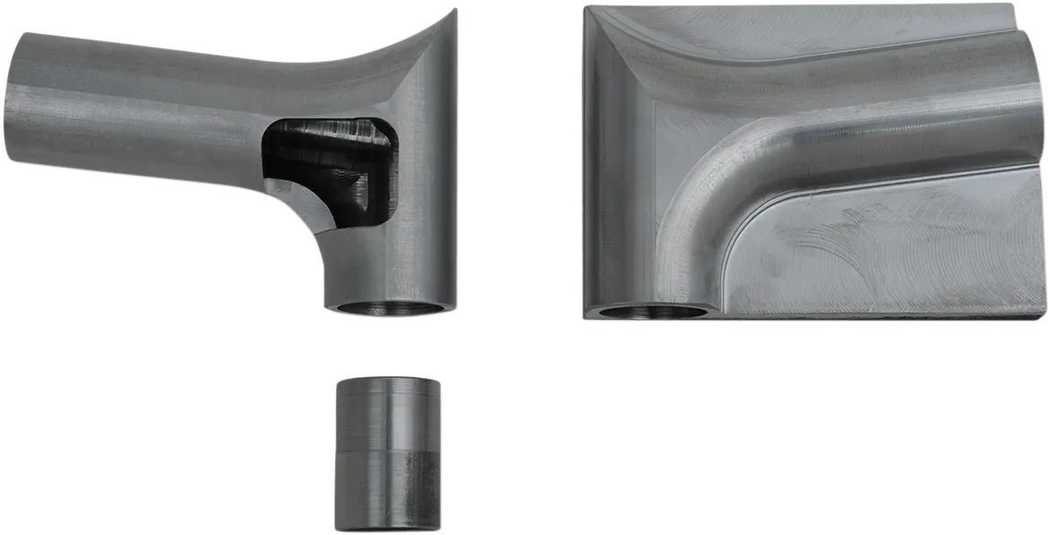 Fat Baggers, Inc. 909112 1-1/4in. EZ Install Handlebar Kit with Pointed Top Handlebars - Chrome