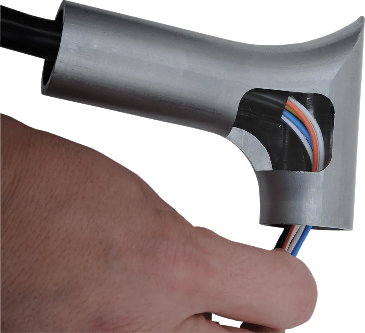Fat Baggers, Inc. 909112 1-1/4in. EZ Install Handlebar Kit with Pointed Top Handlebars - Chrome