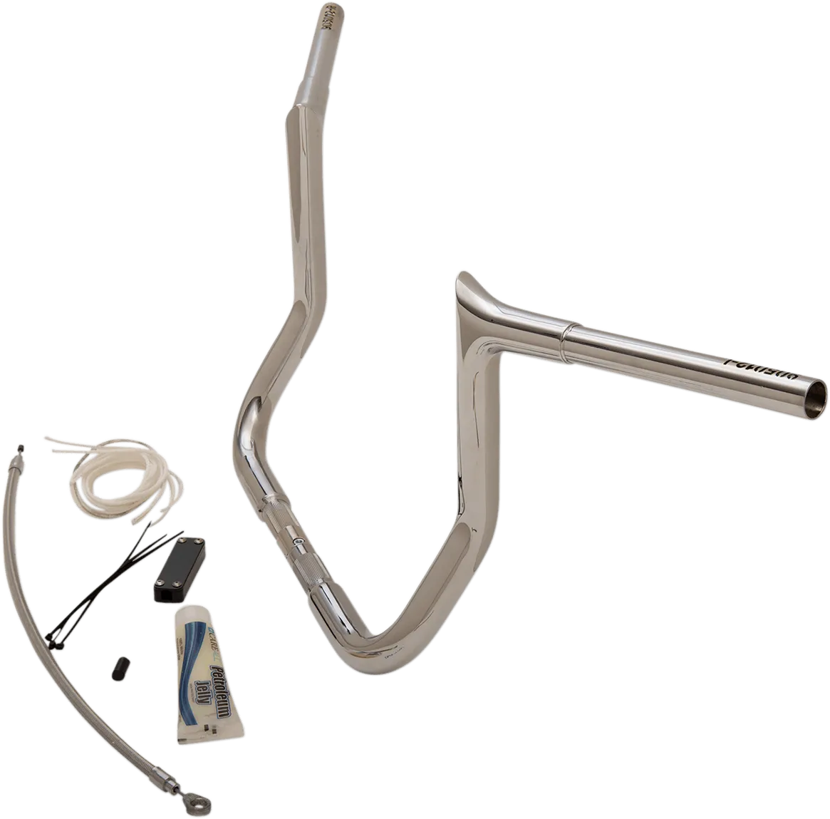 Fat Baggers, Inc. 909112 1-1/4in. EZ Install Handlebar Kit with Pointed Top Handlebars - Chrome