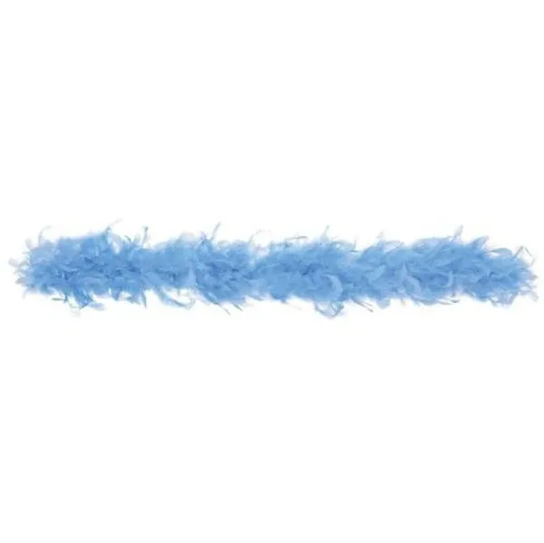Feather Boa Light Blue