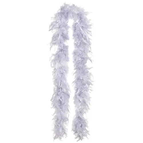 Feather Boa - Silver