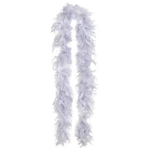 Feather Boa - Silver