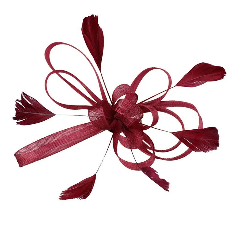 Feather Fascinator Hair Clip