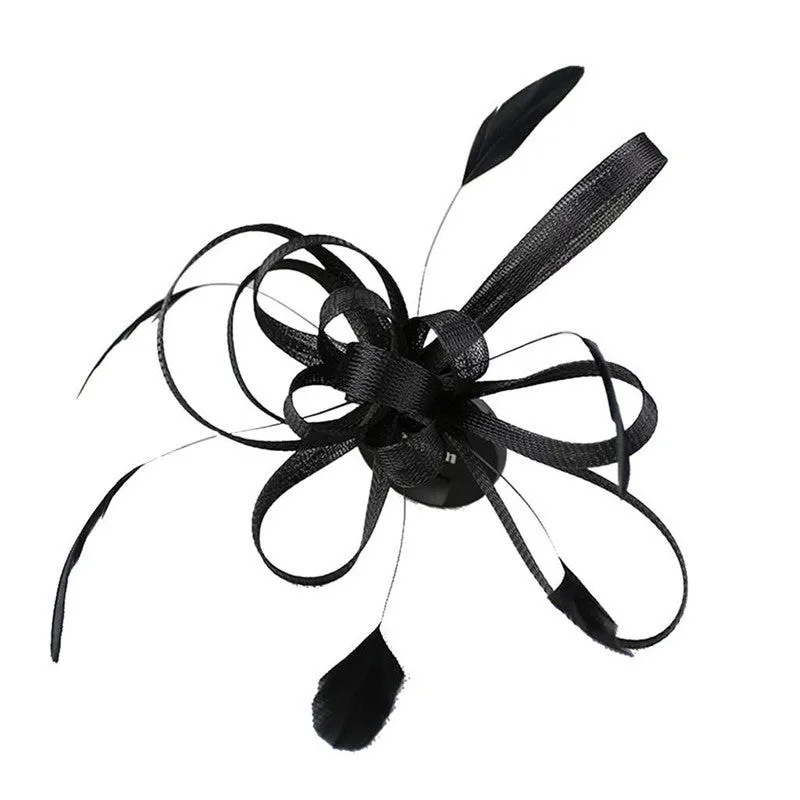 Feather Fascinator Hair Clip
