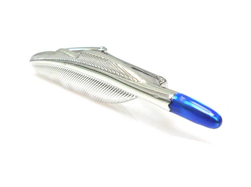 Feather Tie Clip Pen Author