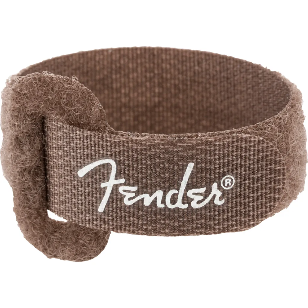 Fender 7" Velcro Cable Ties - 3 Black 3 Brown