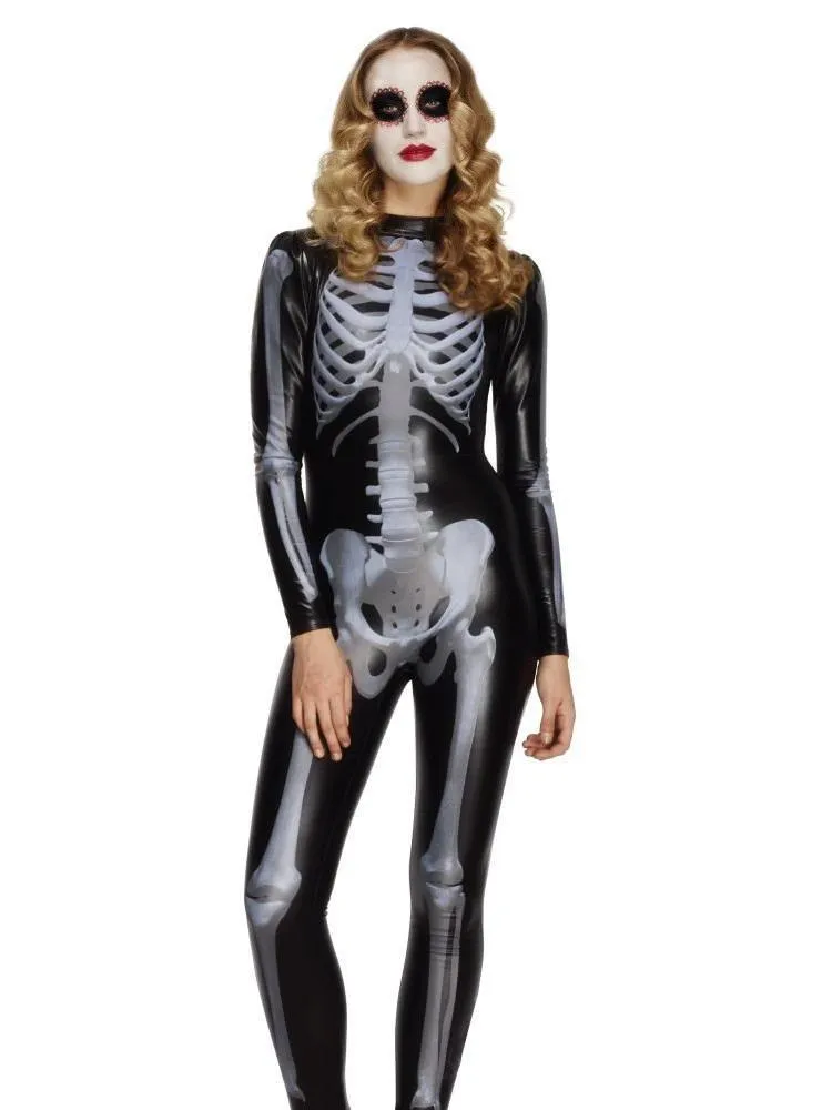 Fever Miss Whiplash Skeleton Costume