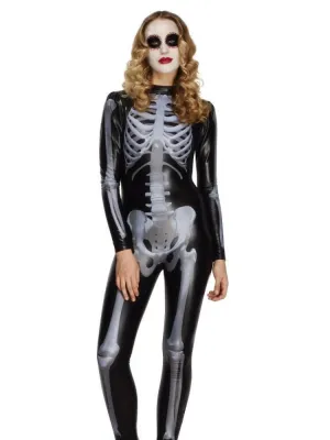 Fever Miss Whiplash Skeleton Costume