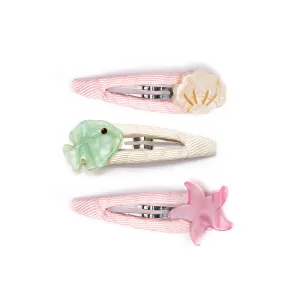 Fish Starfish Seashell Hair Snap Clips - SUM24