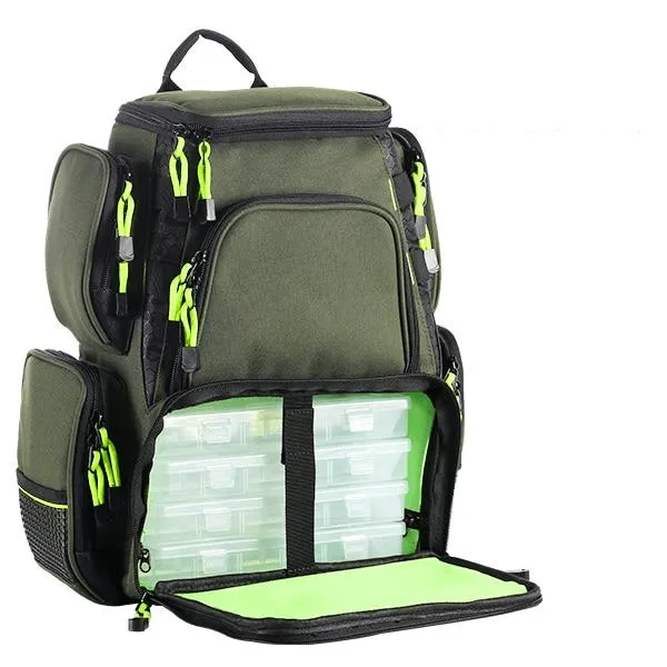 Fishez™ Waterproof Fishing Backpack for Tackles & Lure Box