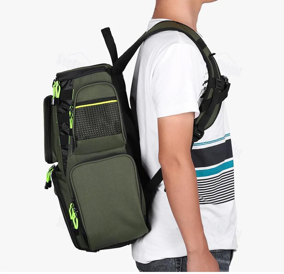 Fishez™ Waterproof Fishing Backpack for Tackles & Lure Box