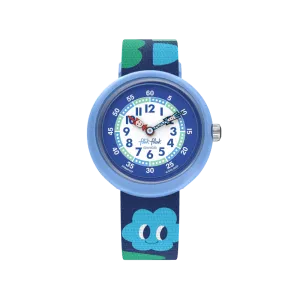Flik Flak Smiling Clouds Organized Chaos 32mm Fbnp227 watch