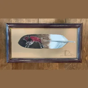 Framed Original by Joe Pulliam - Feather
