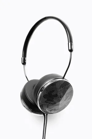 Frends Taylor Black Leather Over-the-Ear Headphones - Zadig   Voltaire