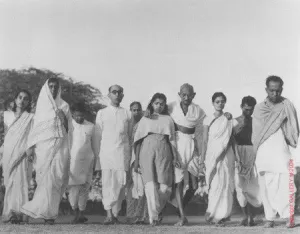 Gandhi's Morning Walk