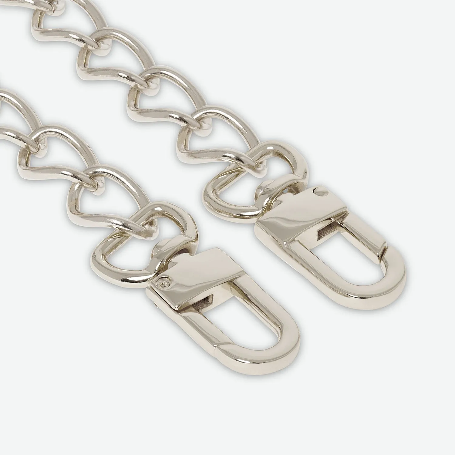 GiGi’s Chain-link Shoulder/Crossbody Strap - Silver