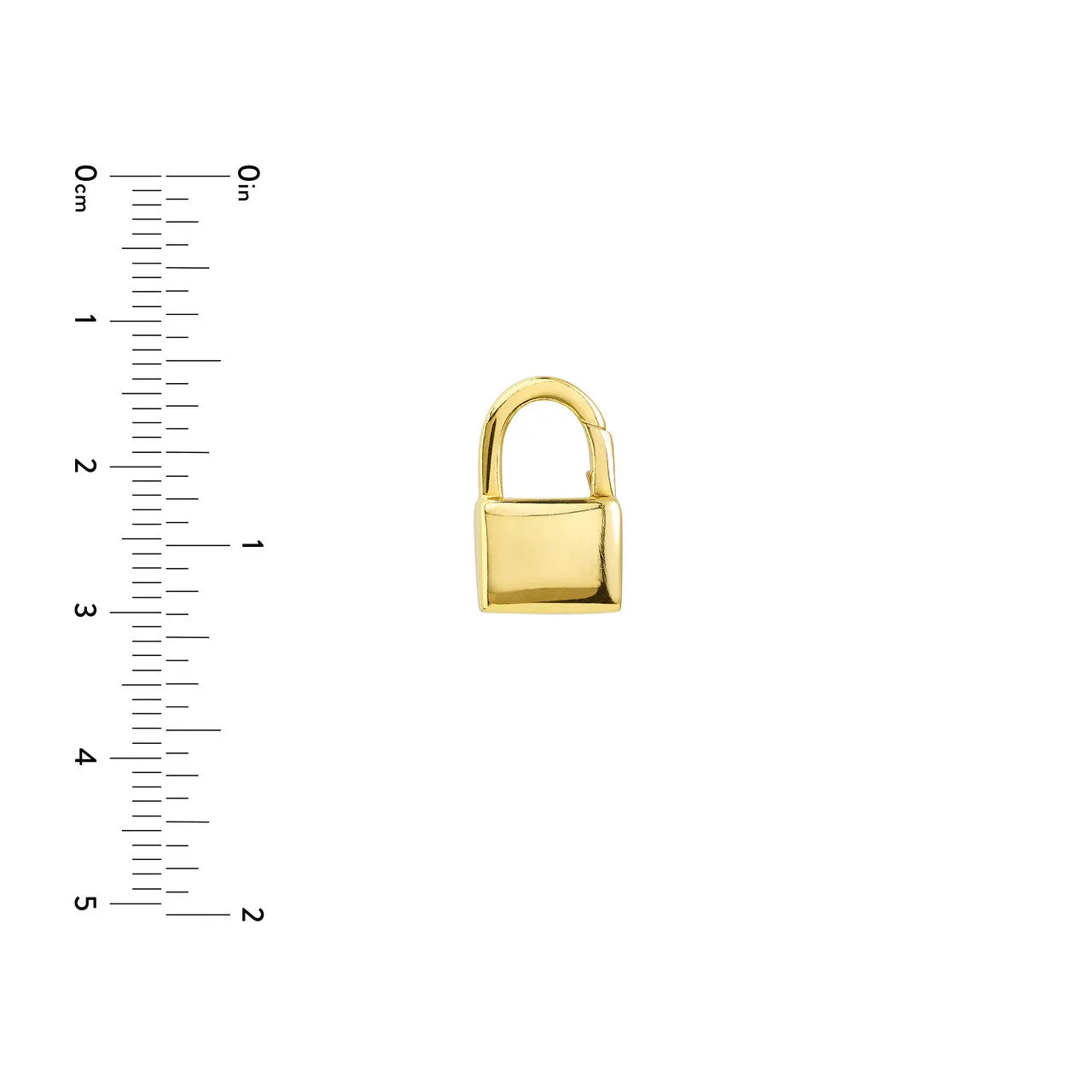 Gold Lock Push Lock