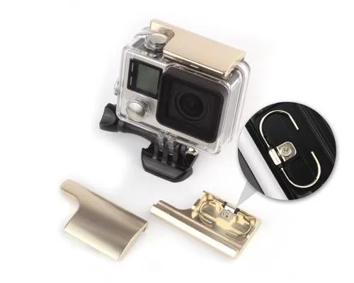 GoPro Replacement Rear Snap Latch Housing Lock for Hero 3 /4-Champagne