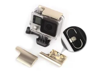 GoPro Replacement Rear Snap Latch Housing Lock for Hero 3 /4-Champagne