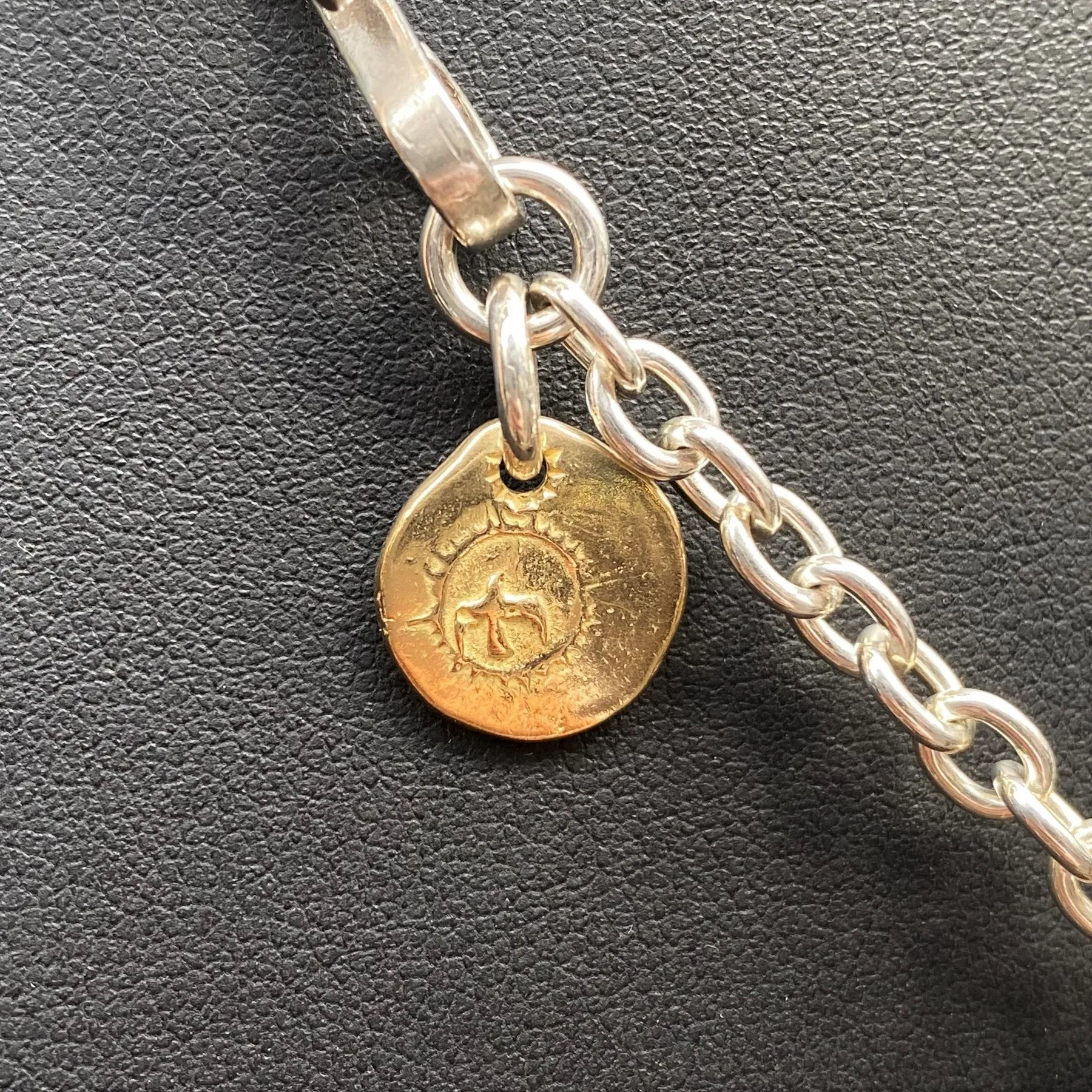 Goros Gold Tip Feather (Left) (Xl) with Leather Cord Setup