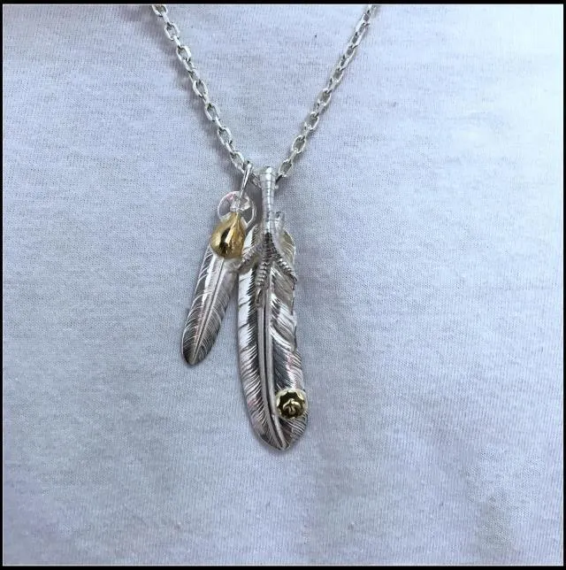 Goros Heart Wheel Feather And Feather With Silver Claw Setup