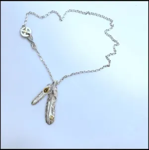 Goros Heart Wheel Feather And Feather With Silver Claw Setup