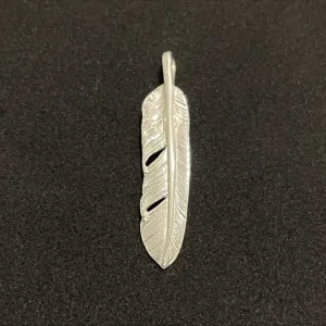 Goros Silver Feather-Facing Right