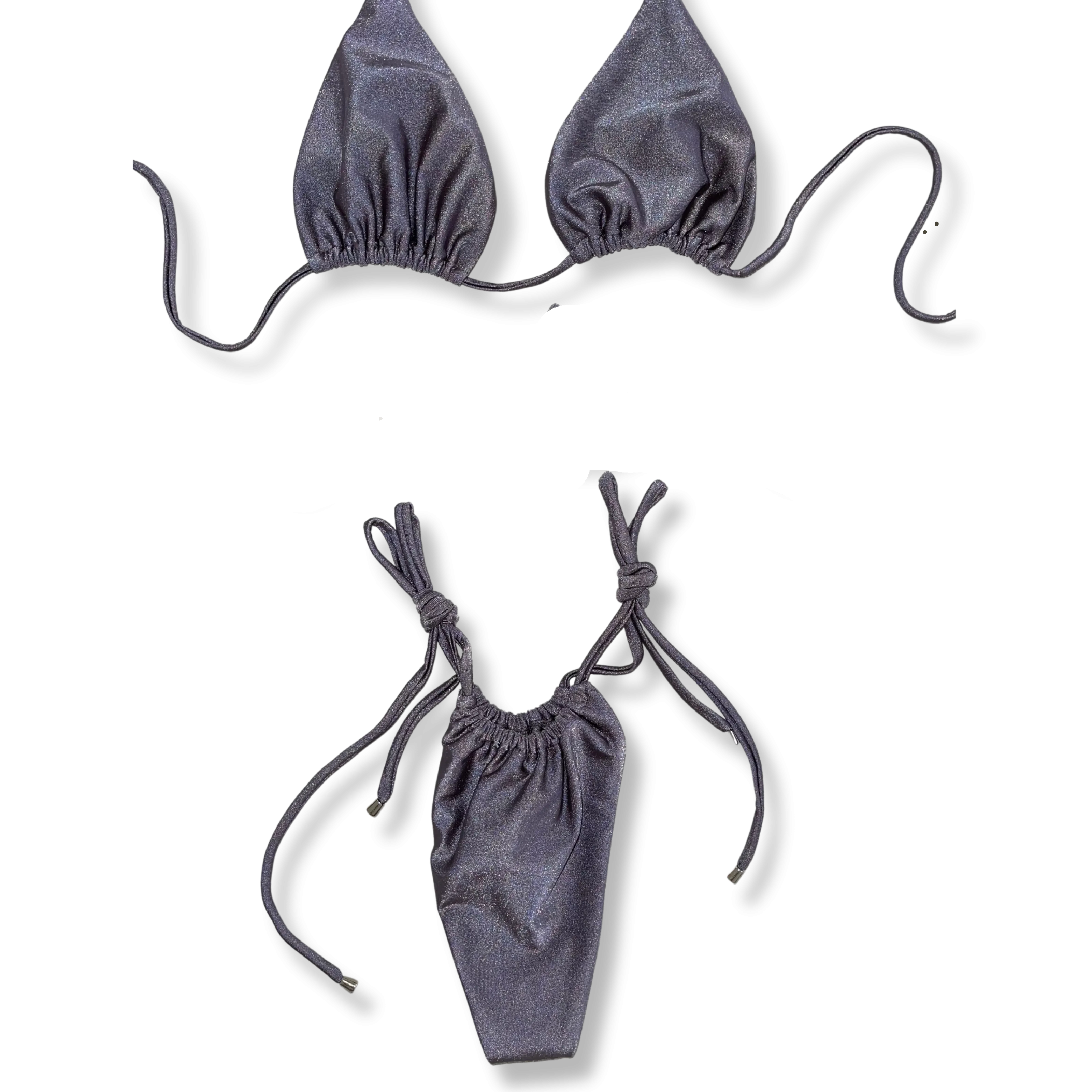 Gray Tie Bikini