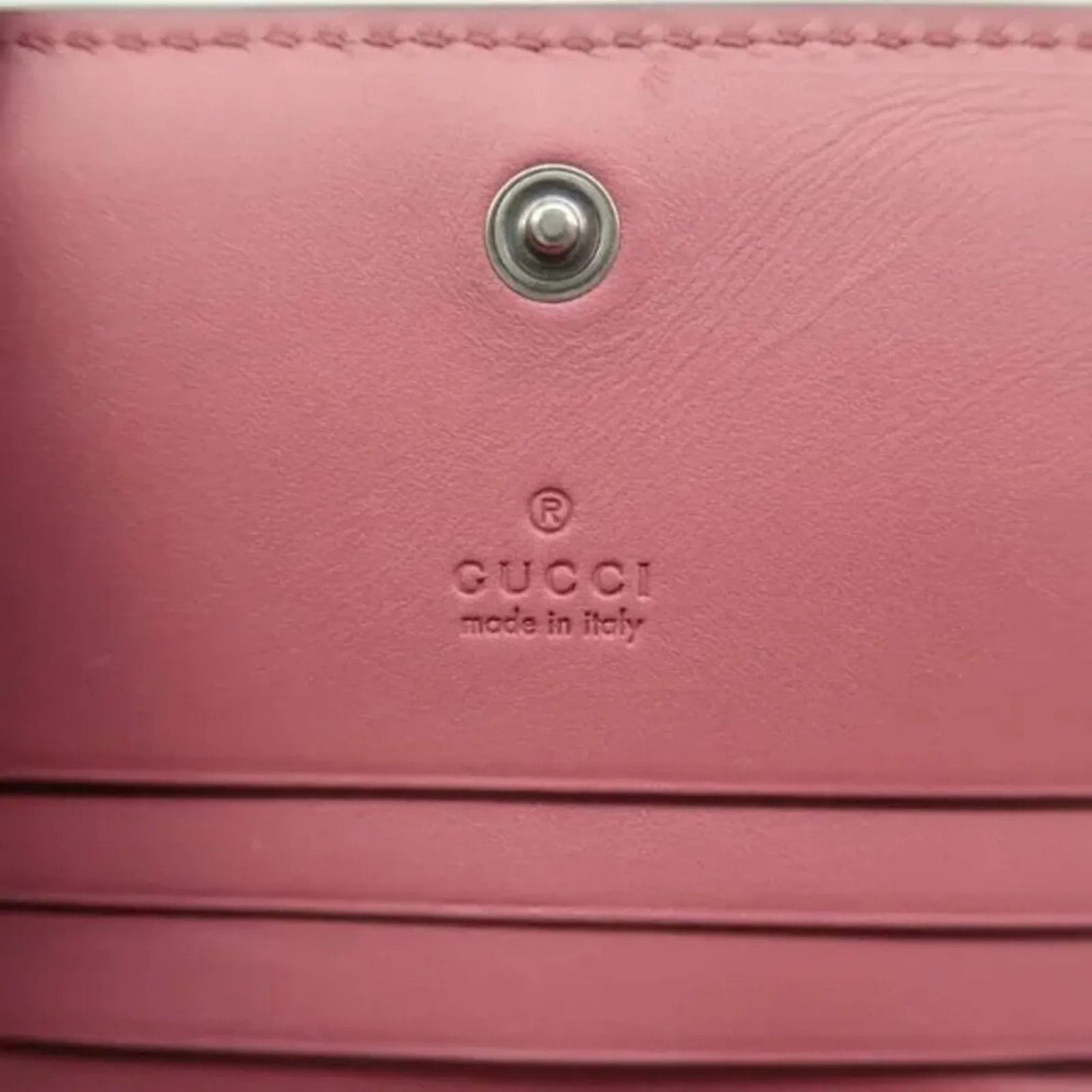GUCCI Blooms Brown Canvas Wallet