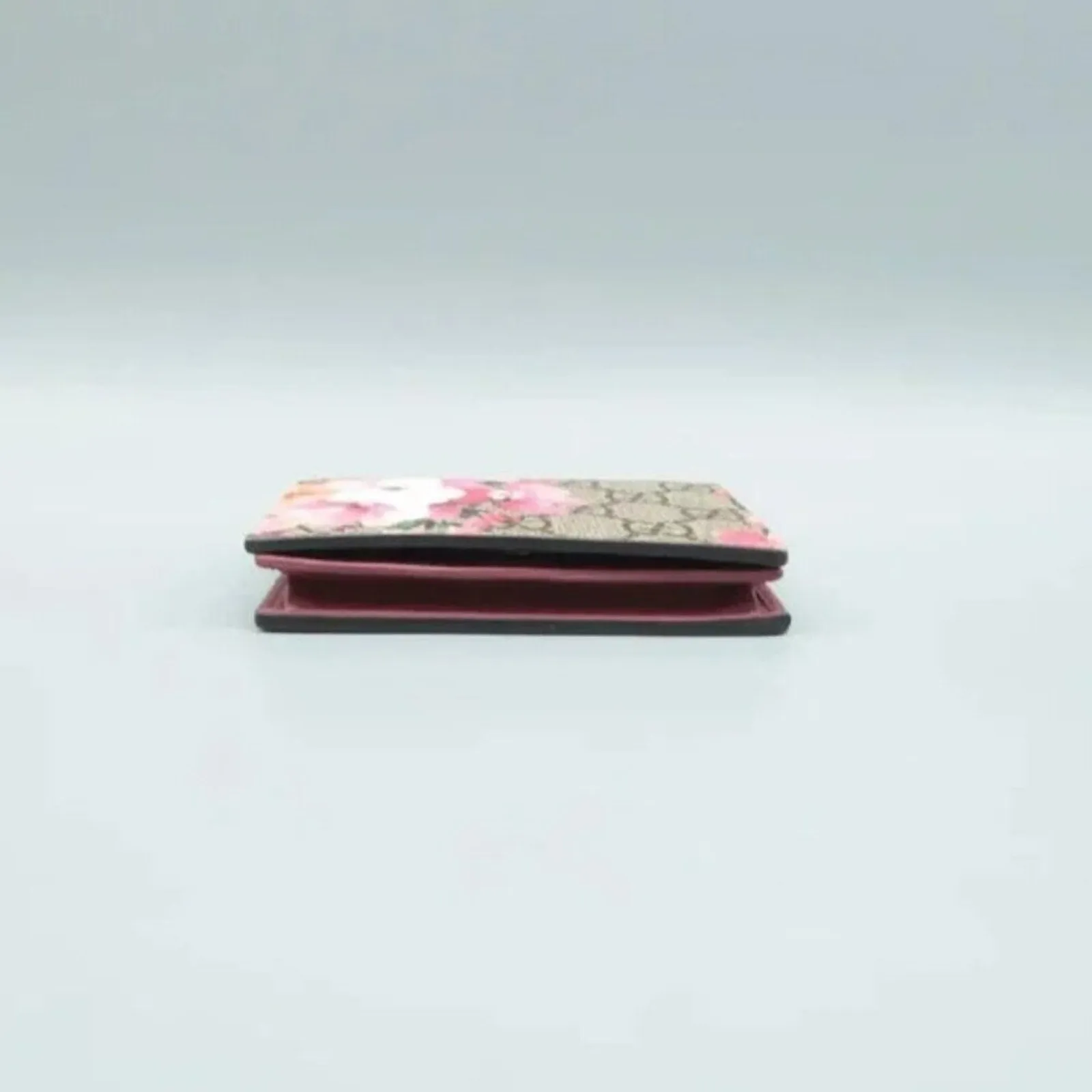 GUCCI Blooms Brown Canvas Wallet