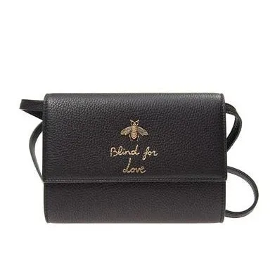 Gucci Cellarius "Blind for Love" Crossbody in Nero