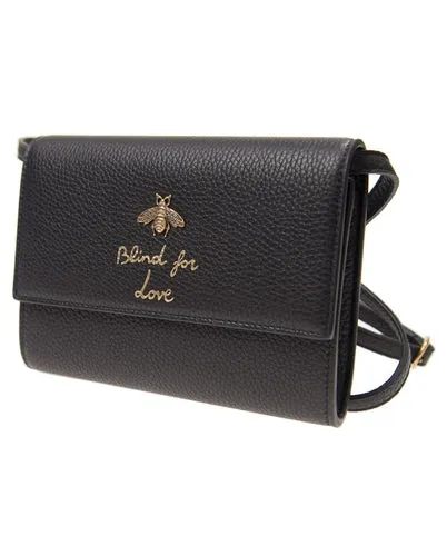 Gucci Cellarius "Blind for Love" Crossbody in Nero