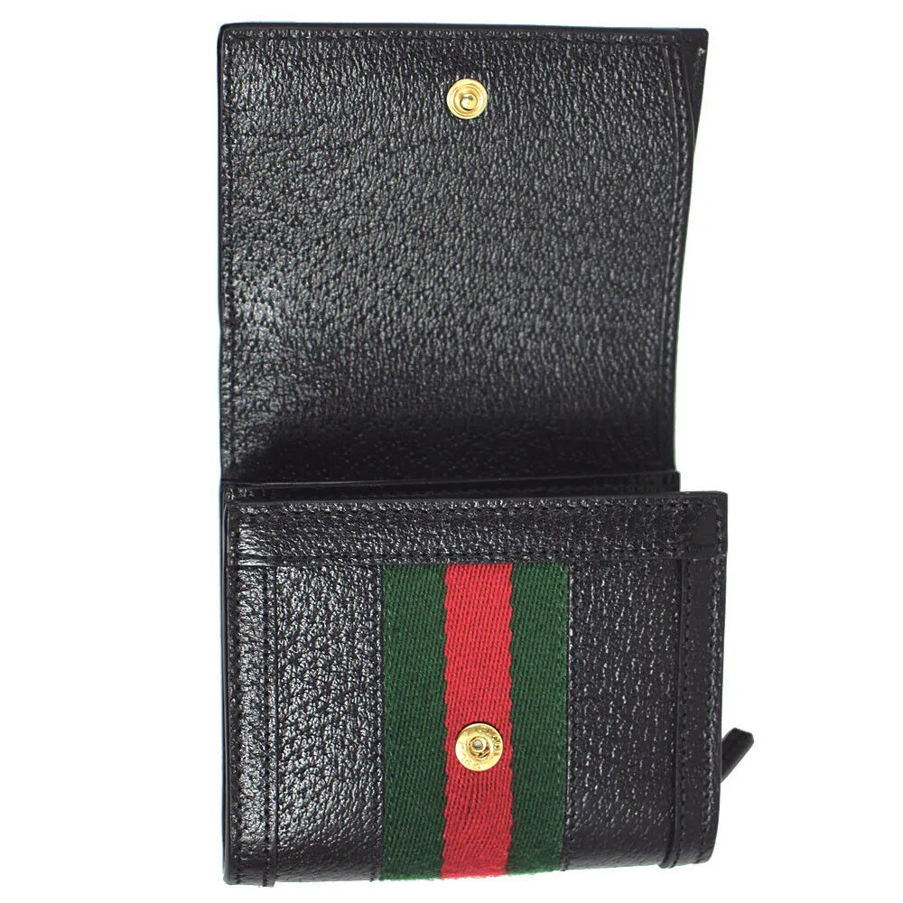 Gucci GG Ophidia Wallet in Black with Web