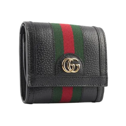 Gucci GG Ophidia Wallet in Black with Web