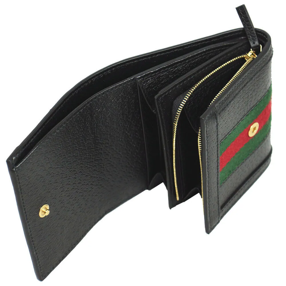 Gucci GG Ophidia Wallet in Black with Web