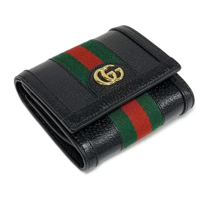 Gucci GG Ophidia Wallet in Black with Web