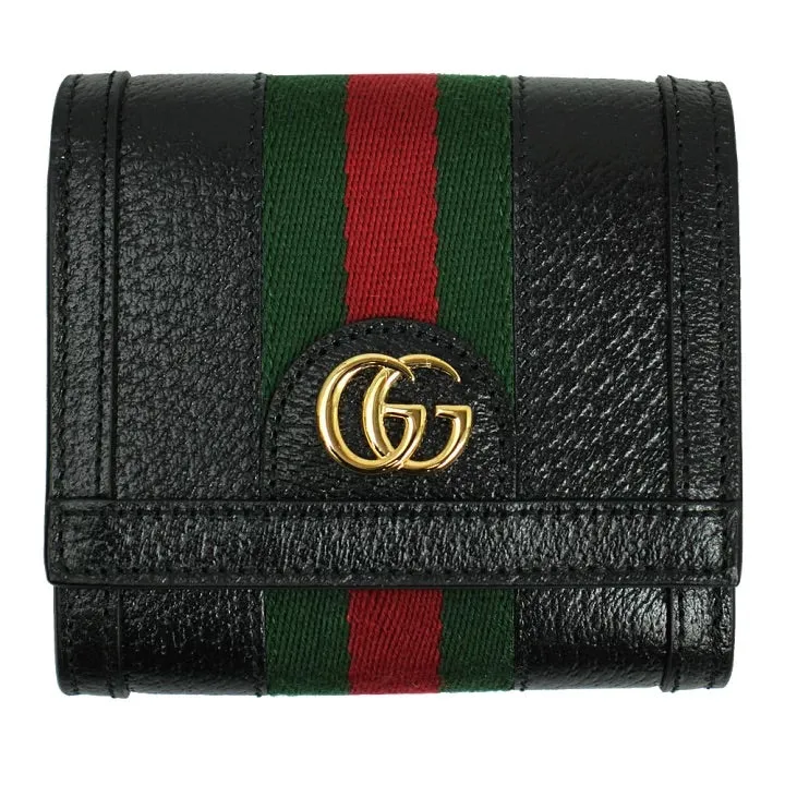 Gucci GG Ophidia Wallet in Black with Web