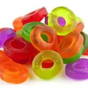Gummi Assorted Mini Rings 5LB Bulk