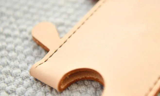 HANDMADE LEATHER CUTE Women Dog Card Holder PERSONALIZED MONOGRAMMED GIFT CUSTOM Wallet Card Holder