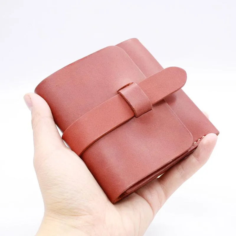HANDMADE LEATHER Women Cute Trifold Short Small WALLET PERSONALIZED MONOGRAMMED GIFT CUSTOM Card Holder Small Wallet