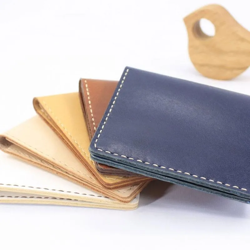 HANDMADE LEATHER Women Slim Short Small WALLET PERSONALIZED MONOGRAMMED GIFT CUSTOM Card Holder Small Wallet