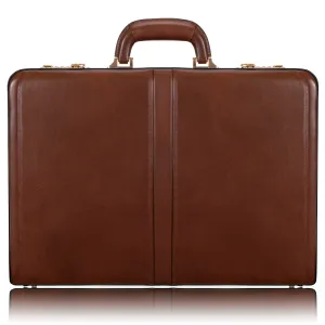 HARPER | 5” Leather Expandable Attaché Briefcase
