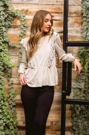Hazel Blues® | Sweet Confession Top In Seashell