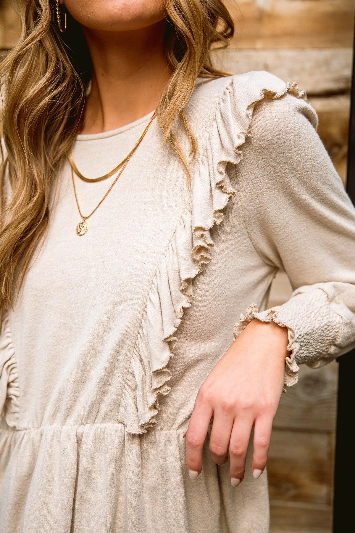 Hazel Blues® | Sweet Confession Top In Seashell