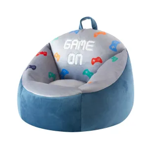 Heritage Kids Micromink Squishy Bean Bag Chair for Kids Ages 3 