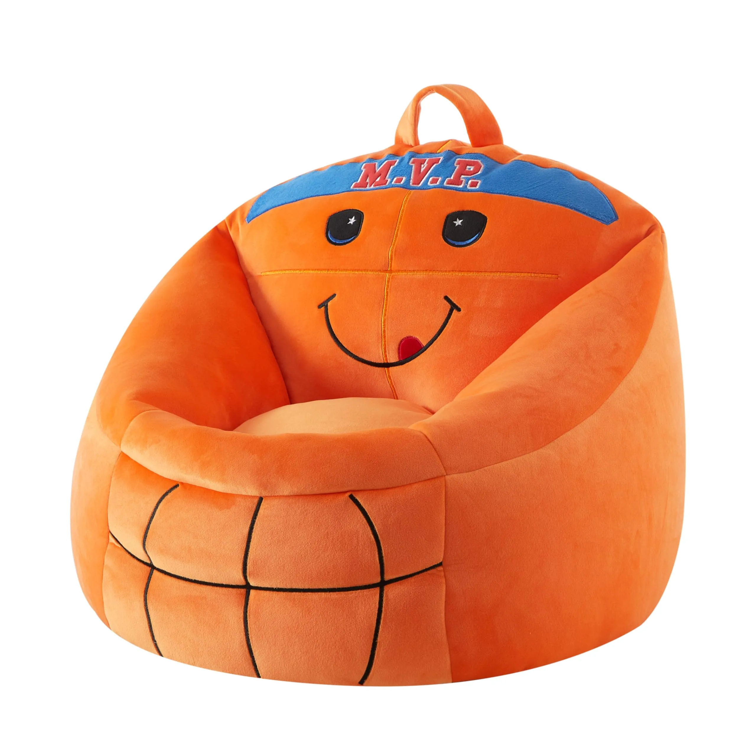 Heritage Kids Micromink Squishy Bean Bag Chair for Kids Ages 3 