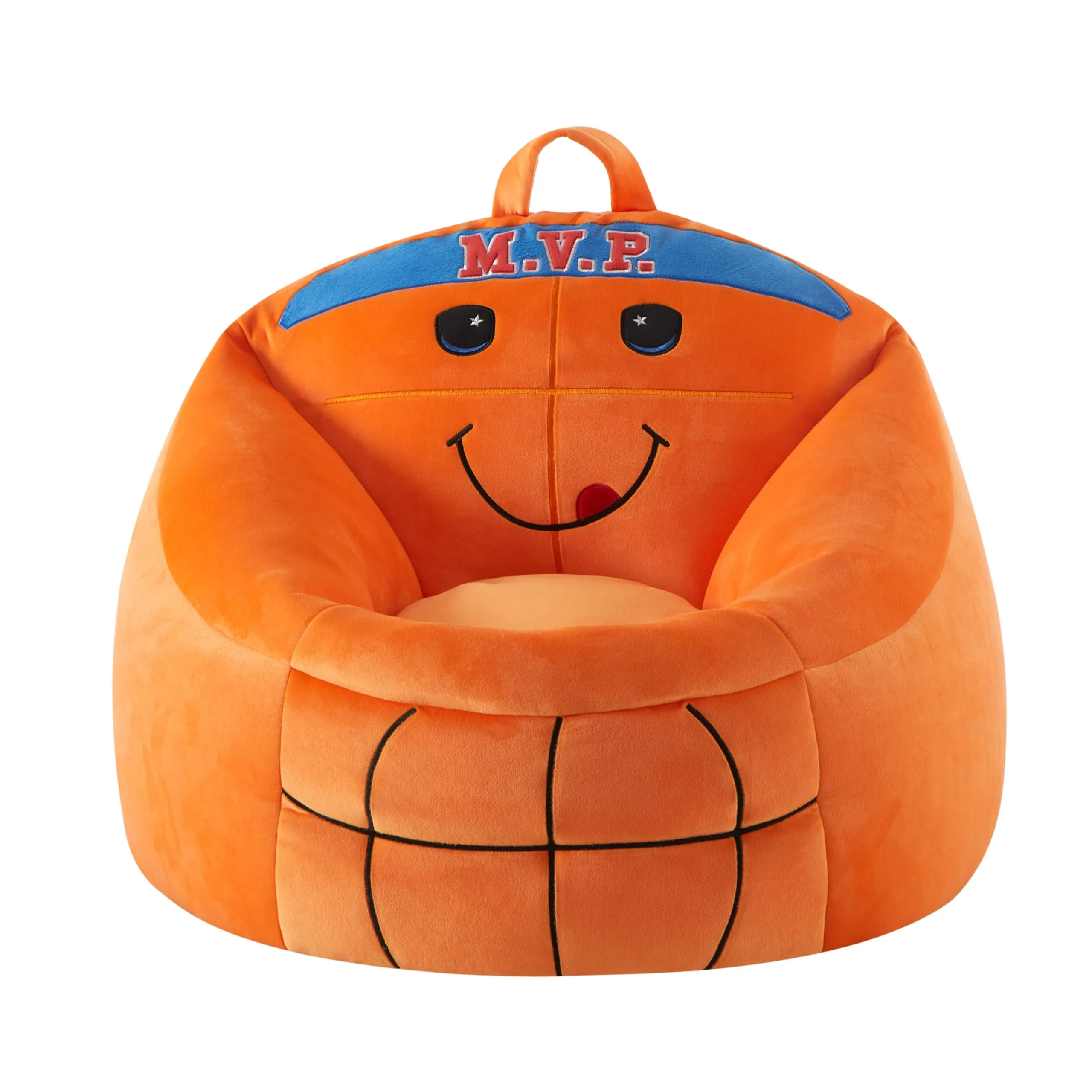 Heritage Kids Micromink Squishy Bean Bag Chair for Kids Ages 3 