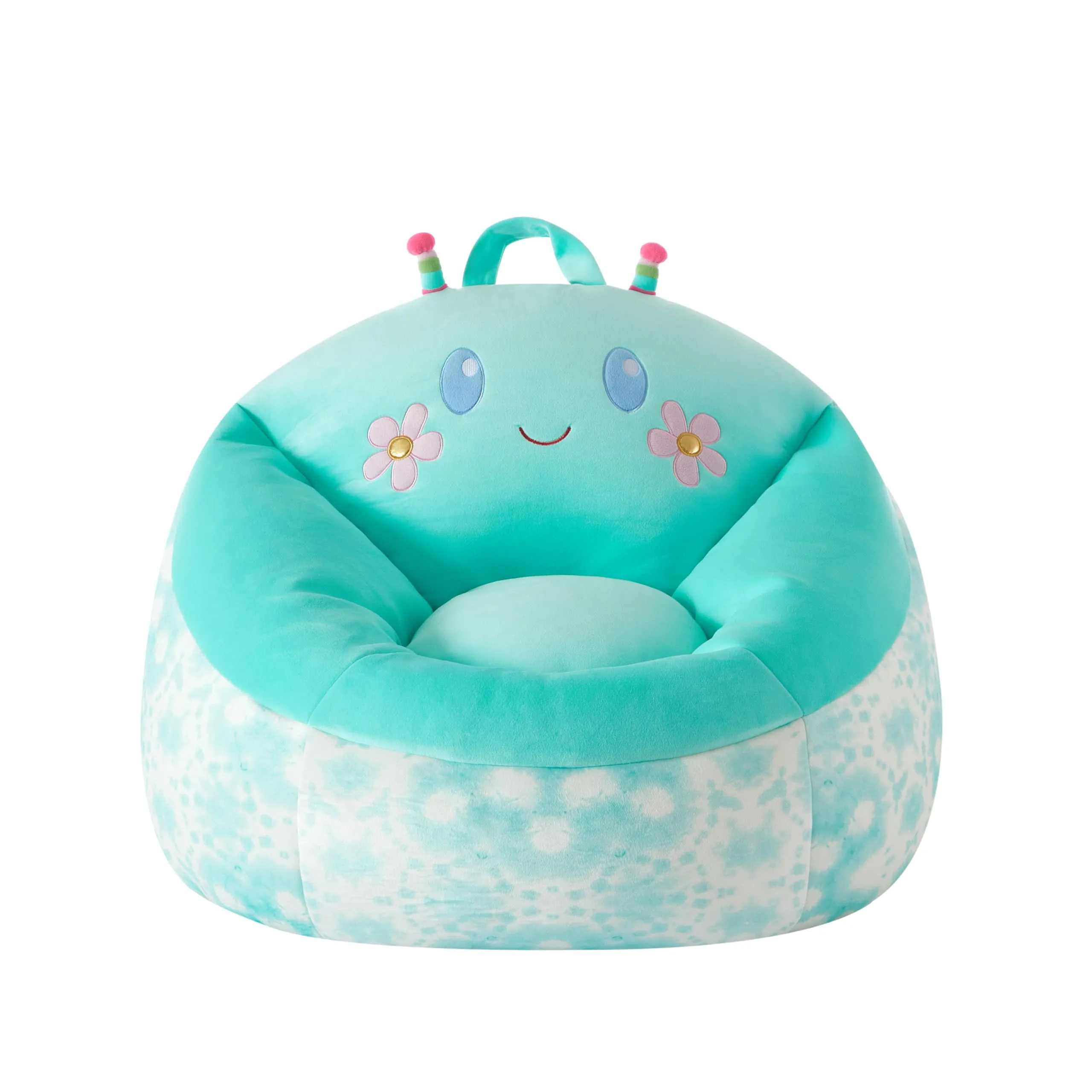 Heritage Kids Micromink Squishy Bean Bag Chair for Kids Ages 3 