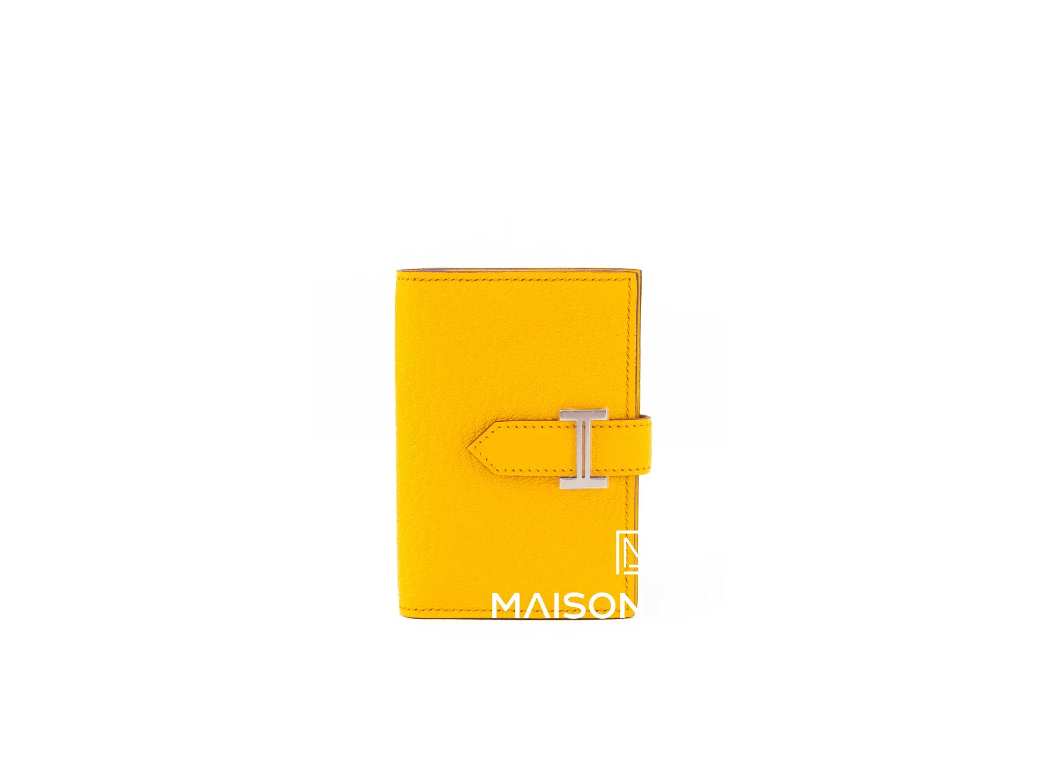 Hermes Bearn Mini Wallet Sun Chevre Mysore