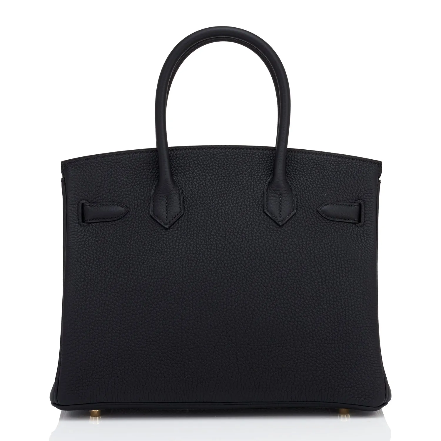 Hermes Black Birkin 30 Togo Rose Gold Hardware